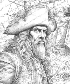 Scary Pirates Coloring