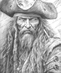 Scary Pirates Coloring