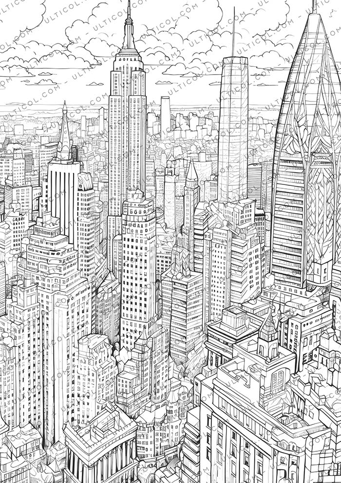 New York City Coloring
