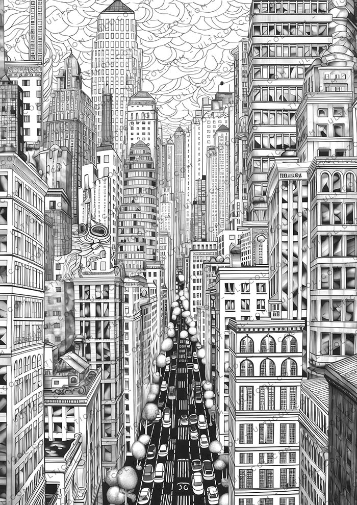 New York City Coloring