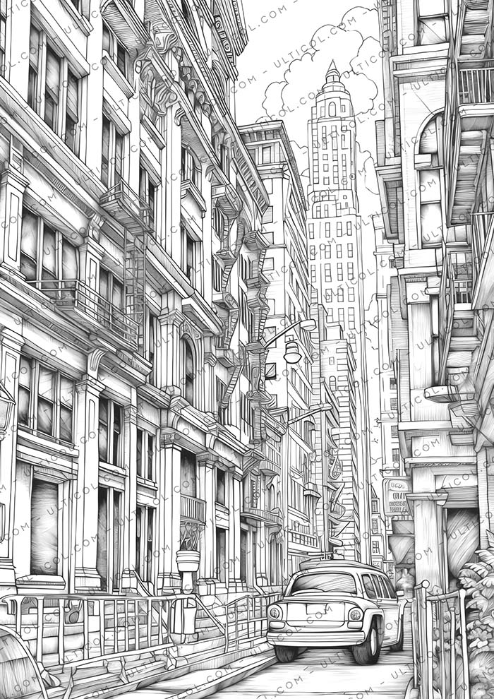 New York City Coloring