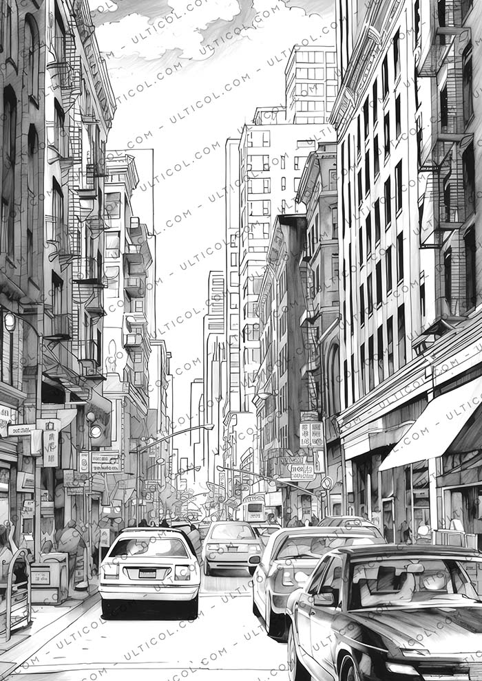 New York City Coloring