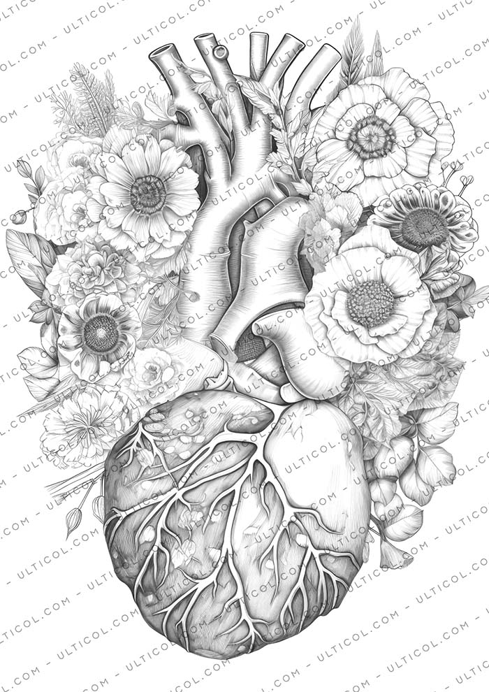 Floral Anatomy Coloring