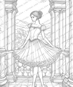 Ballerinas Coloring