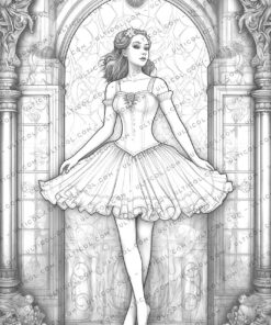 Ballerinas Coloring