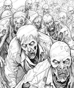 Horror Vibes Coloring Book