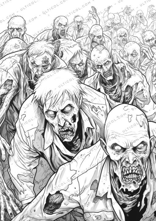 Horror Vibes Coloring Book