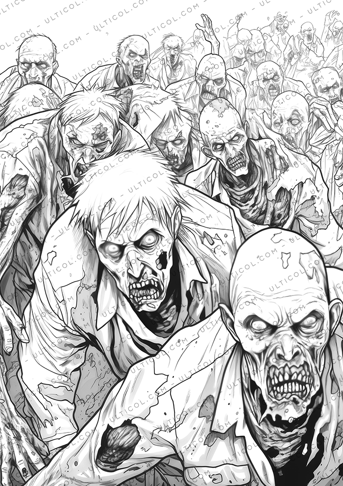 Horror Vibes Coloring Book