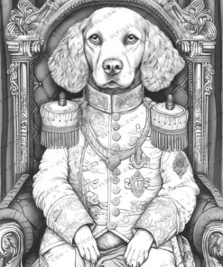 Royal Dogs Coloring