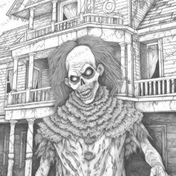 Horror Vibes Coloring Book
