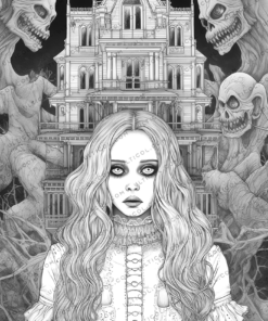 Horror Vibes Coloring Book