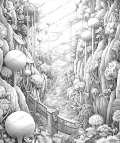 Galactic Scapes Coloring Pages