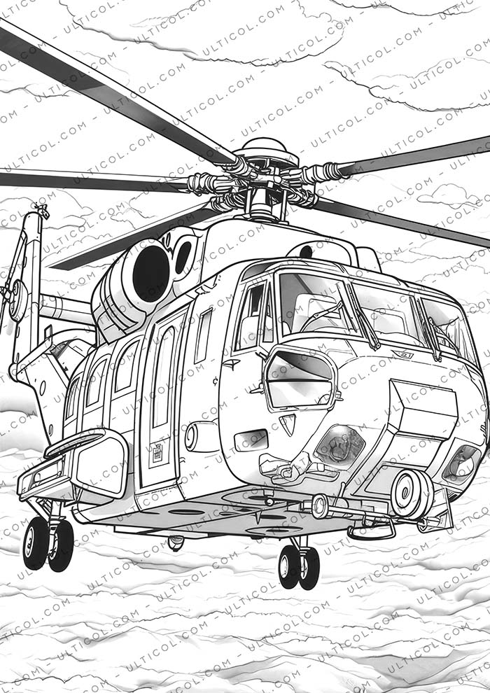 Helicopter Coloring
