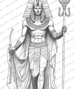 Egyptian Pharaohs Coloring