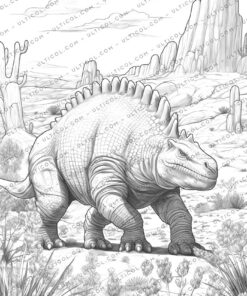 Ankylosaurus Coloring