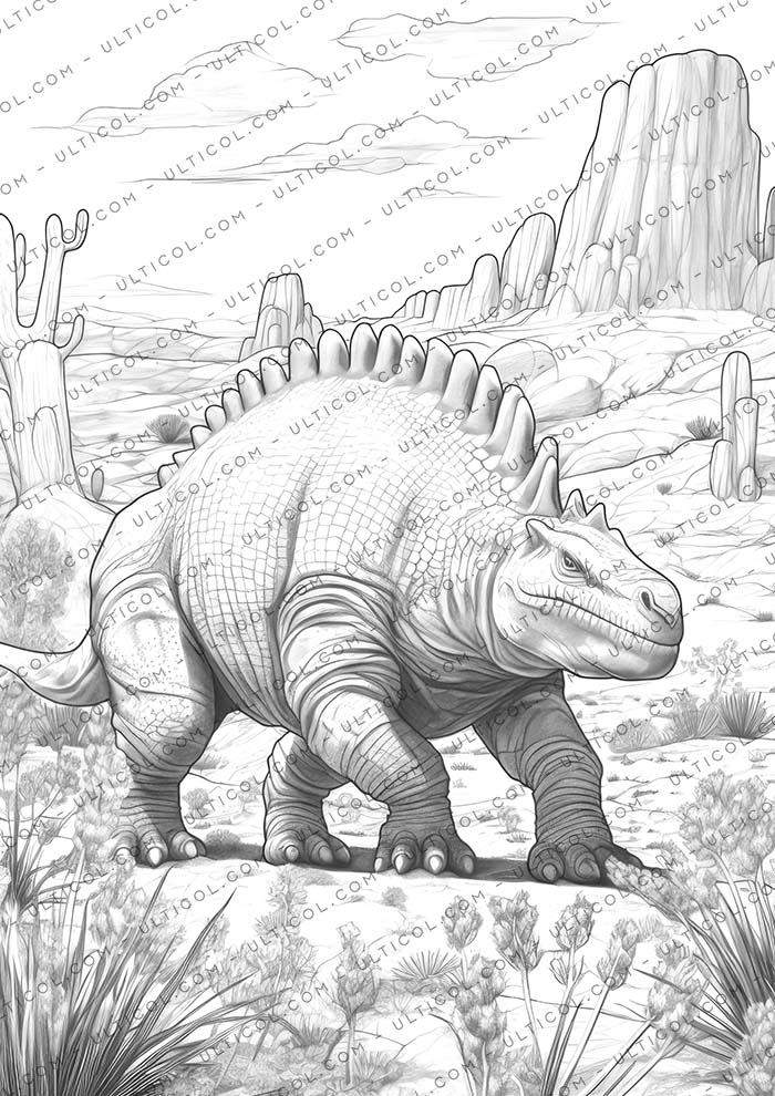 Ankylosaurus Coloring