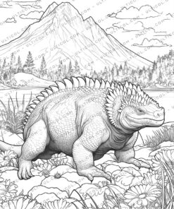 Ankylosaurus Coloring