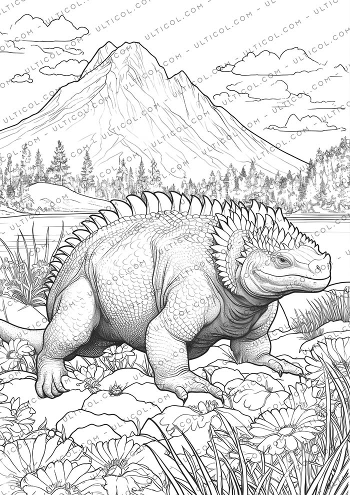 Ankylosaurus Coloring