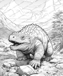 Ankylosaurus Coloring