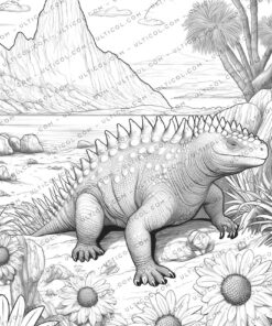 Ankylosaurus Coloring