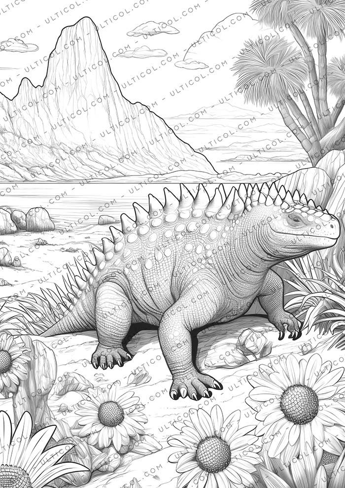 Ankylosaurus Coloring