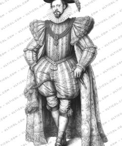 Elizabethan British Royal Coloring