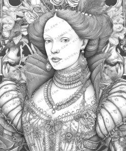 Elizabethan British Royal Coloring
