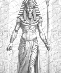 Egyptian Pharaohs Coloring