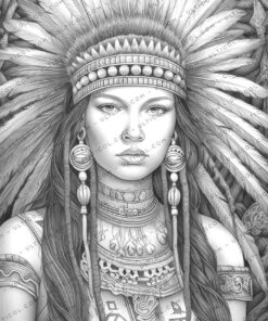 American Indian Coloring