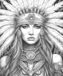 American Indian Coloring