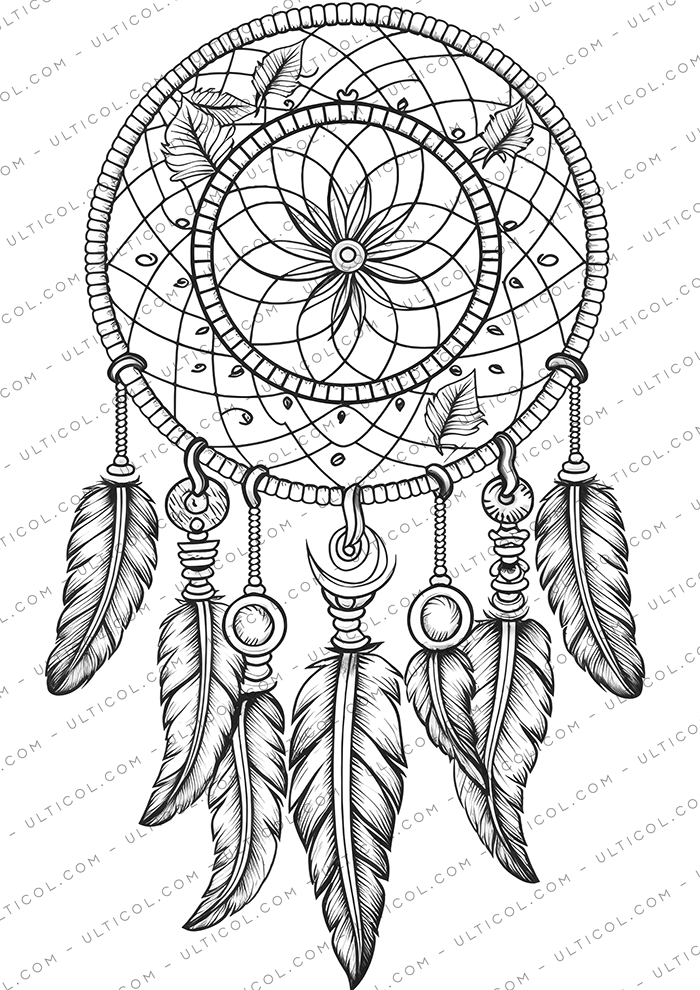 Dreamcatcher Coloring