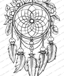 Dreamcatcher Coloring