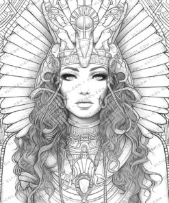 Egyptian Goddesses Coloring