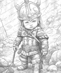 Viking Children Coloring