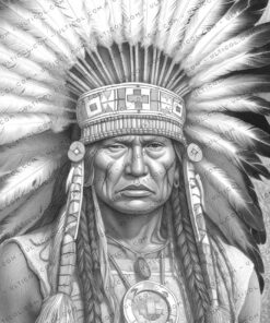 American Indian Coloring