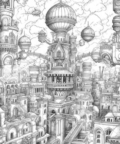 Babylon Steampunk Coloring