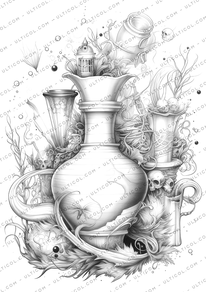 Magic Potion Coloring Pages