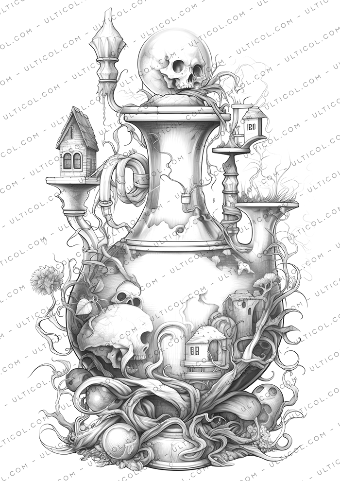 Magic Potion Coloring Pages