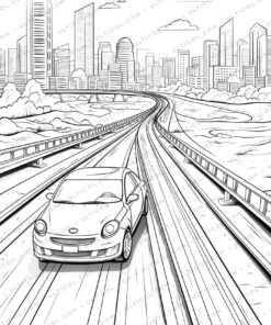 Urban Landscapes Coloring Pages