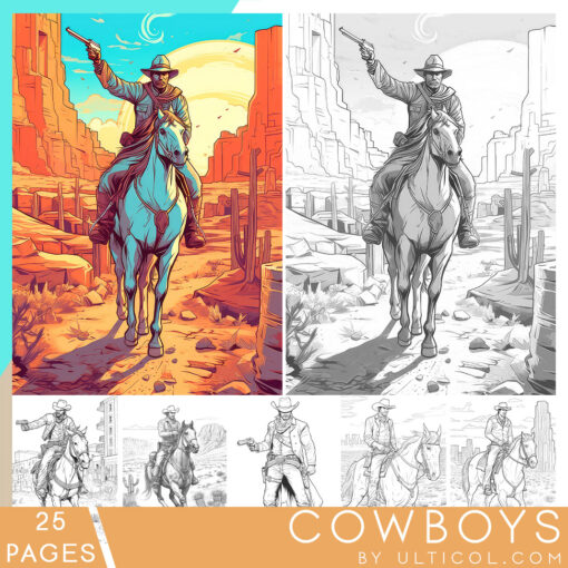 Cowboy Coloring