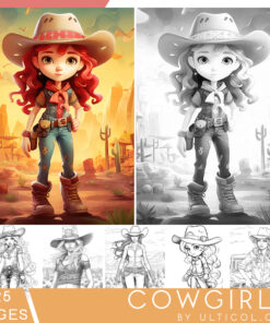 CowGirl Coloring