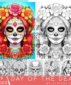 Day of the Dead Coloring