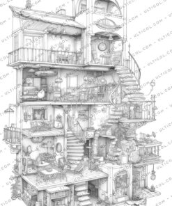 Doll Houses Coloring