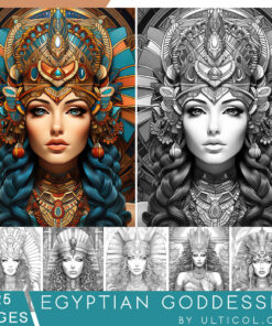 Egyptian Goddesses Coloring