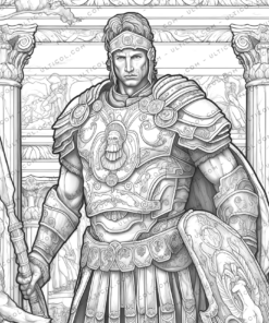 Ancient Rome Coloring Book