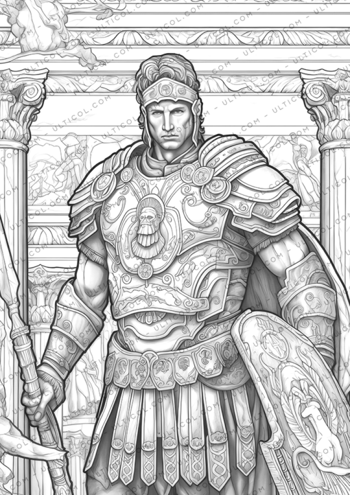 Ancient Rome Coloring Book