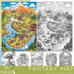 Fantasy Map Coloring