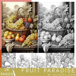 Fruit Paradise Coloring