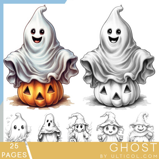 Ghost Coloring Book