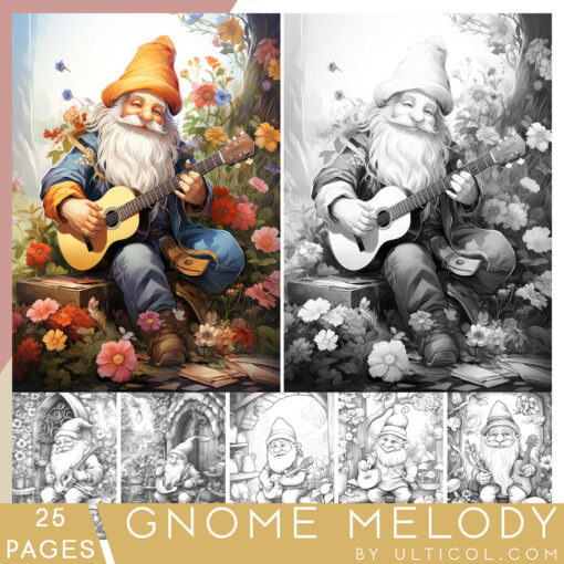 Gnome Melody Coloring